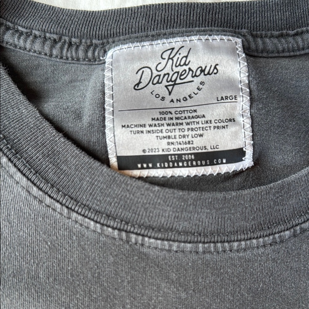 Black Short Sleeve Joshua Tree Tee - Picture 2 of 5